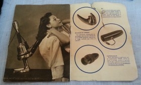 Aspirador antiguo. Años 40. Marca Valet. Maleta original.