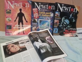 Revistas NEWTON. 4 ejemplares años 98-99-2000. Buen estado general.