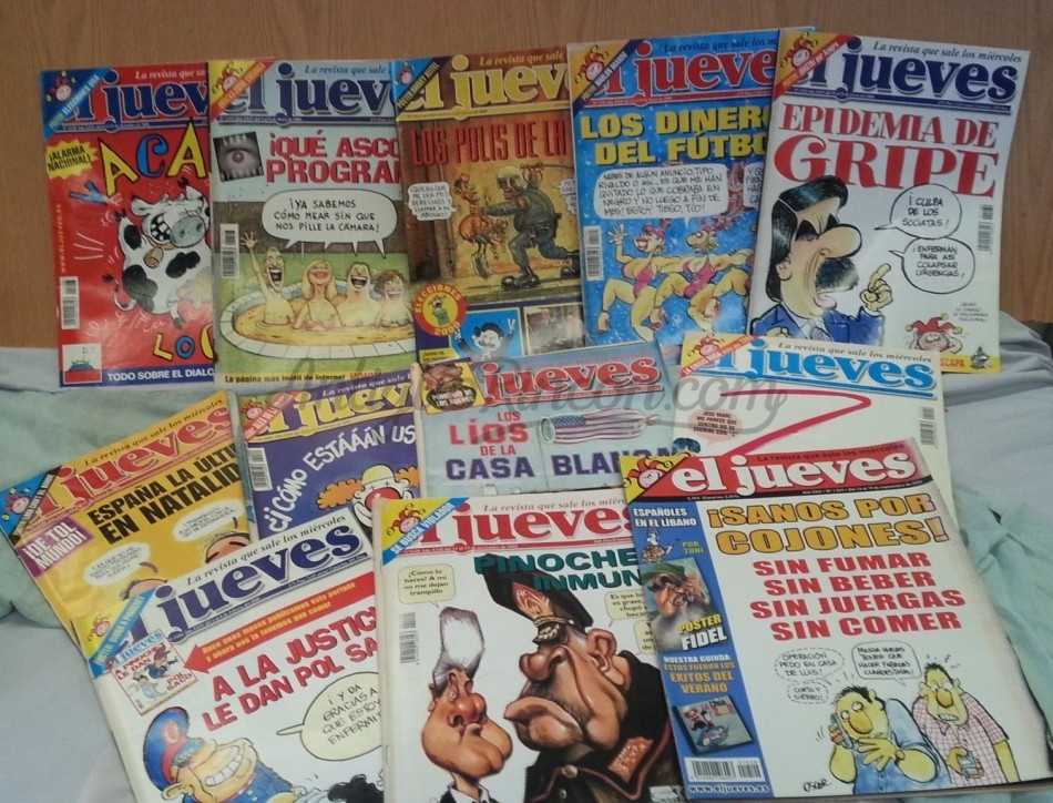 Revistas EL JUEVES. Año 1998*2000*2006. 12 unidades diferentes.