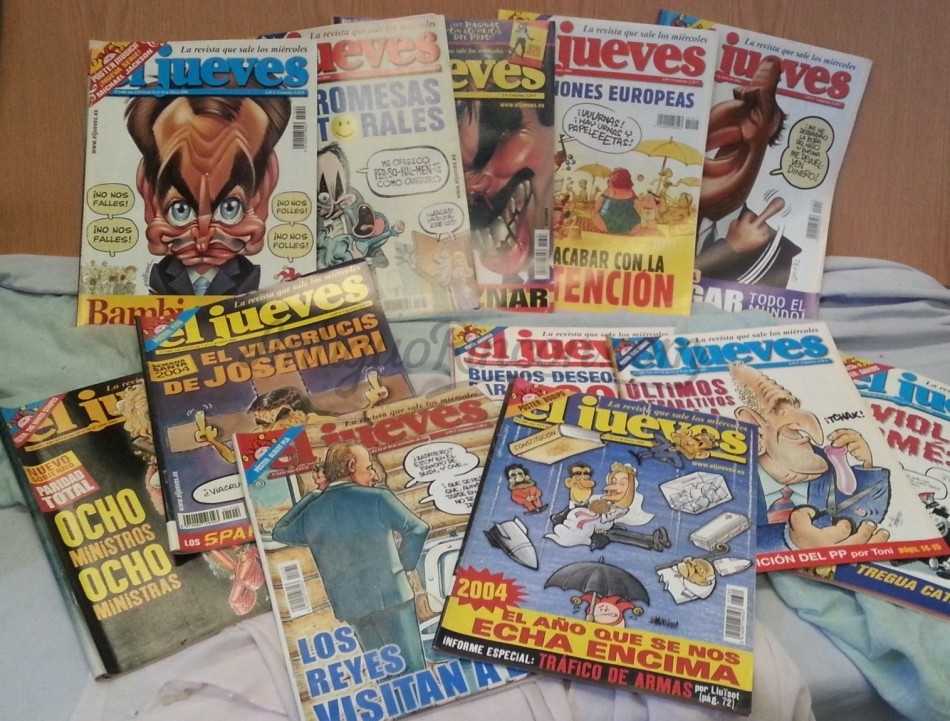 Revistas EL JUEVES. Año 2004. 12 unidades diferentes.