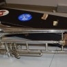 Trombón valvular del año 1928. ESTUCHE ORIGINAL.