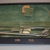 Trombón valvular del año 1928. ESTUCHE ORIGINAL.