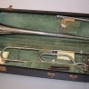 Trombón valvular del año 1928. ESTUCHE ORIGINAL.