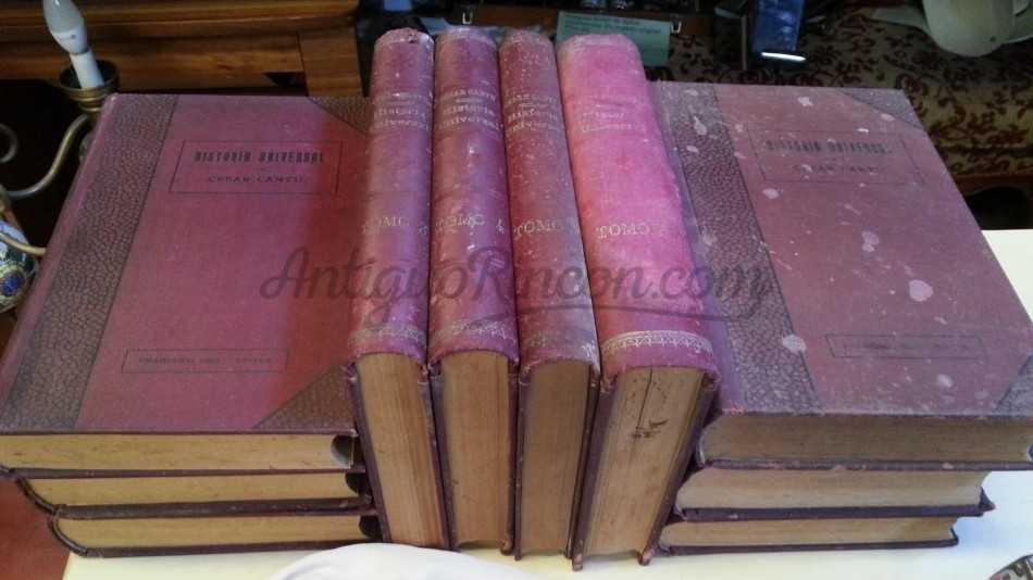 Enciclopedia Historia Universal. año 1900. 10 volúmenes. BUen estado general.
