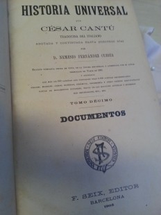 Enciclopedia Historia Universal. año 1900. 10 volúmenes. Buen estado general.