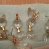 Cristales de lámparas antiguas. Lote de 25 piezas. Para reutilizar o decorar.