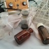 Laboratorio. Conjunto vintage de utensilios de laboratorio. Varias piezas.