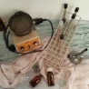 Laboratorio. Conjunto vintage de utensilios de laboratorio. Varias piezas.