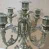 Candelabro antiguo. En bronce. Años 70. Grande para 5 velas.