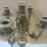 Candelabro antiguo. En bronce. Años 70. Grande para 5 velas.