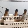 Barco TITANIC. Años 50. Totalmente artesanal.