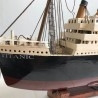 Barco TITANIC. Años 50. Totalmente artesanal.