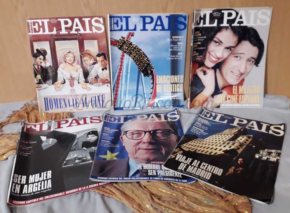 Dominical EL PAÍS SEMANAL. Año 1995. 6 ejemplares diferentes.