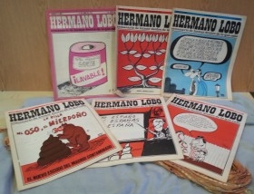Revistas HERMANO LOBO. Años 70. 6 ejemplares diferentes.