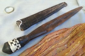  cuchillo africano. Centenario. Cuchillo de combate de Kenia.
