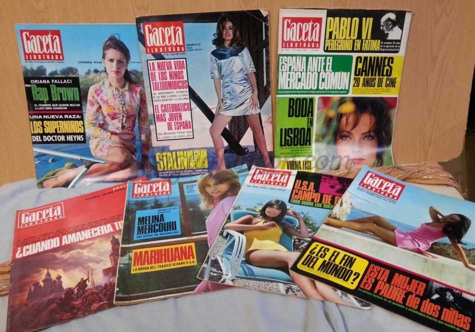 Revistas GACETA ILUSTRADA. Años 1967. 7 ejemplares diferentes. Revistas GACETA ILUSTRADA. Años 1967. 7 ejemplares diferentes.