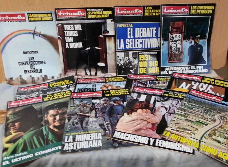 Revistas TRIUNFO. Año 1974. 12 ejemplares diferentes.