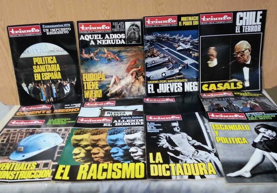 Revistas TRIUNFO. Año 1973. 12 ejemplares diferentes.