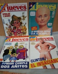 Revistas EL JUEVES. Año 1998. 12 unidades diferentes.