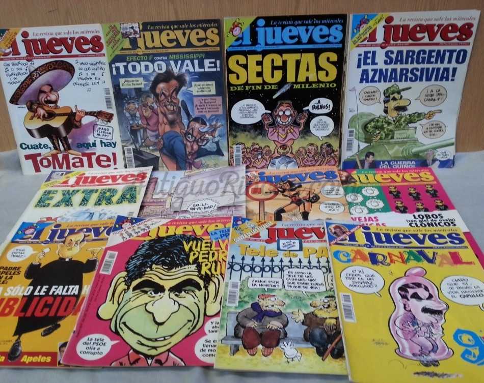Revistas EL JUEVES. Año 1997. 12 unidades diferentes. Revistas EL JUEVES. Año 1997. 12 unidades diferentes.