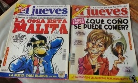 Revistas EL JUEVES. Año 2001. 12 unidades diferentes.