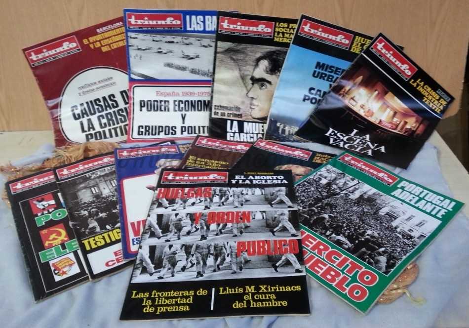 Revistas TRIUNFO. Año 1975. 12 ejemplares diferentes. Revistas TRIUNFO. Año 1975. 12 ejemplares diferentes.
