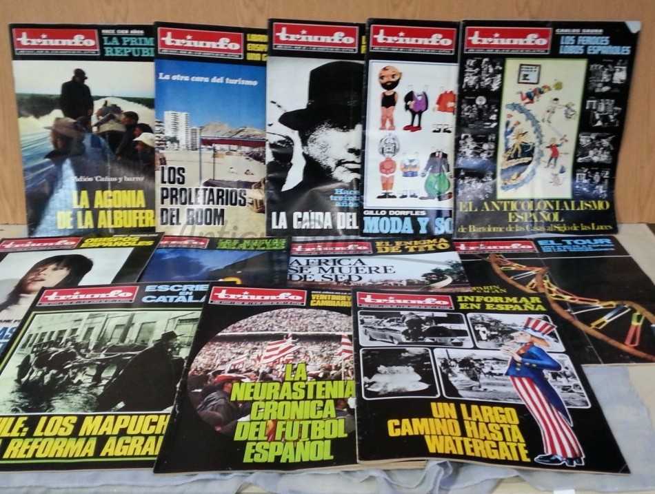 Revistas TRIUNFO. Año 1973. 12 ejemplares diferentes.