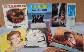 Discos Singles Música POP. Colección de 6 discos. Años 60-70