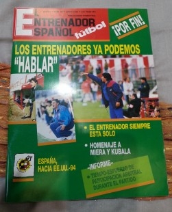 Revistas El Entrenador Español fútbol Años 90. 12 ejemplares