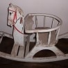 Caballo balancín en madera. Precioso caballito de los años 60. HOlandés.