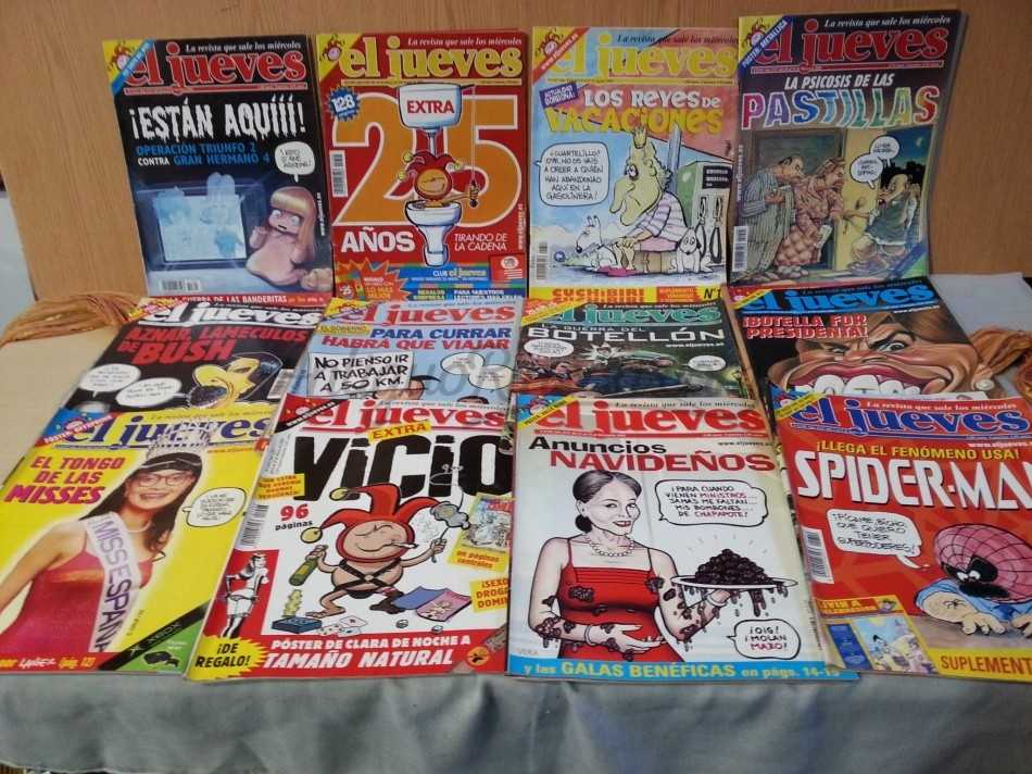 Revistas EL JUEVES. Año 2002. 12 unidades diferentes. Revistas EL JUEVES. Año 2002. 12 unidades diferentes.