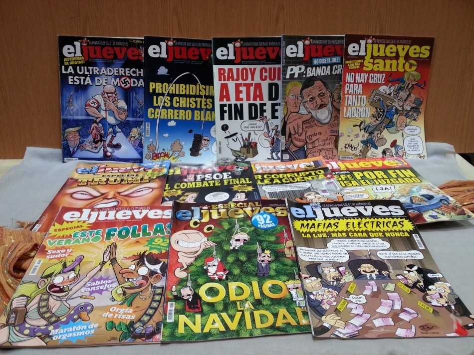 Revistas EL JUEVES. Año 2017. 12 unidades diferentes.
