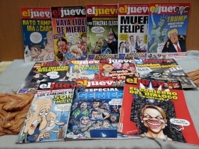 Revistas EL JUEVES. Año 2016-2017. 12 unidades diferentes.