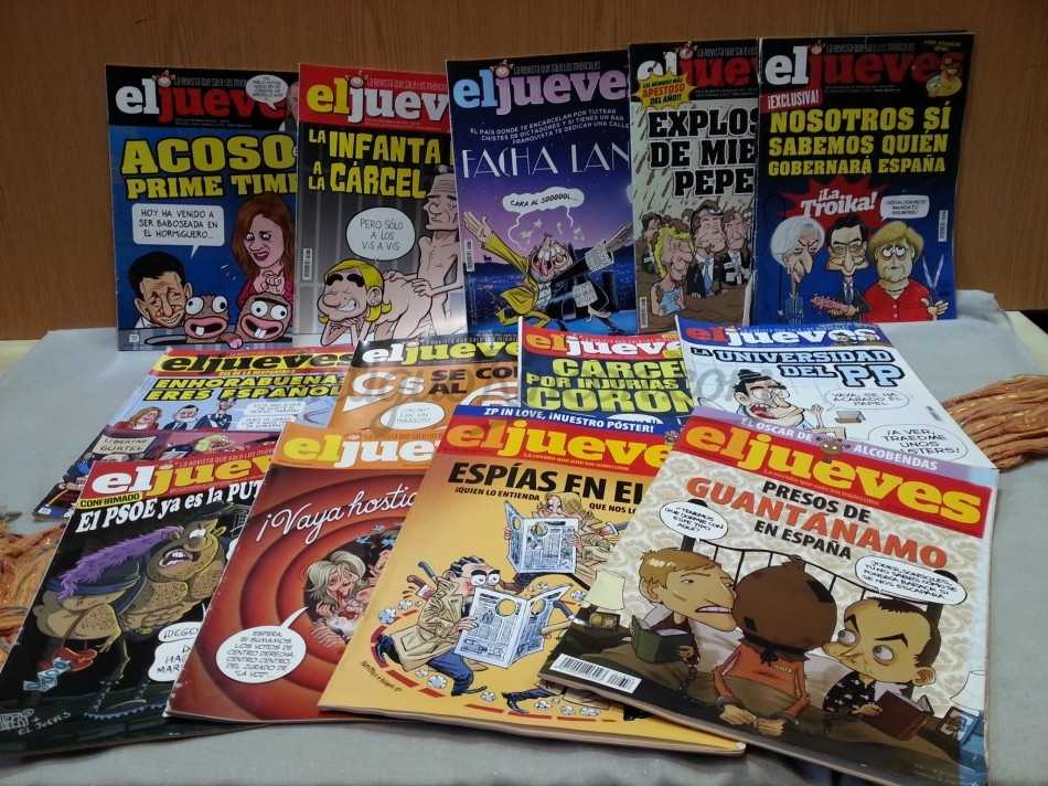 Revistas EL JUEVES. Año 2009-2015-2016-2017-2018. 12 unidades diferentes.