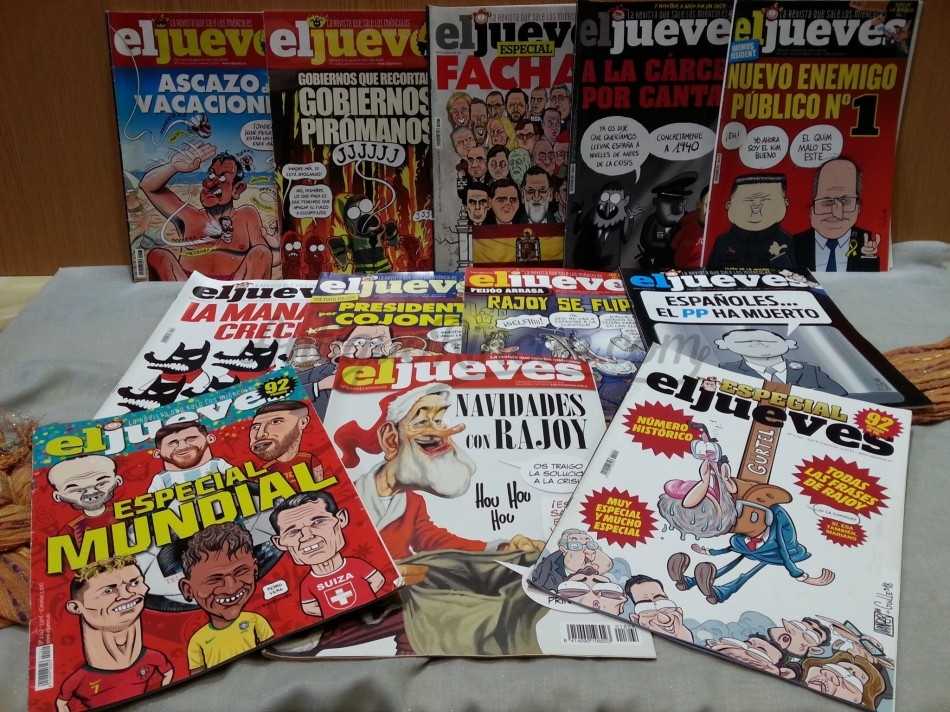 Revistas EL JUEVES. Año 2011-2016-2018. 12 unidades diferentes.