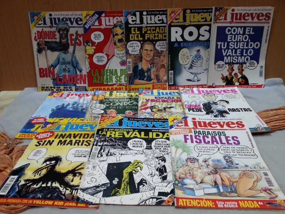 Revistas EL JUEVES. Año 2002. 12 unidades diferentes.