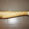 Pierna de madera. Pato de palo. Años 30-40. Prótesis original..