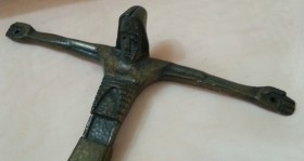 Cristo en bronce. Años 90.