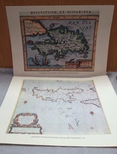 Mapas Isla Española de Santo Domingo. s. XVII. Réplicas impresas en los años 80