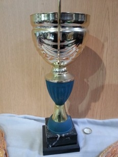 Trofeo deportivo. Tenis. Trofeo vintage.