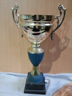 Trofeo deportivo. Tenis. Trofeo vintage.