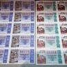 Lotería colección. Series de Décimos del año 1.980.