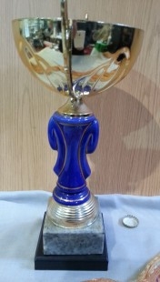 Trofeo deportivo. Tenis. Trofeo vintage.