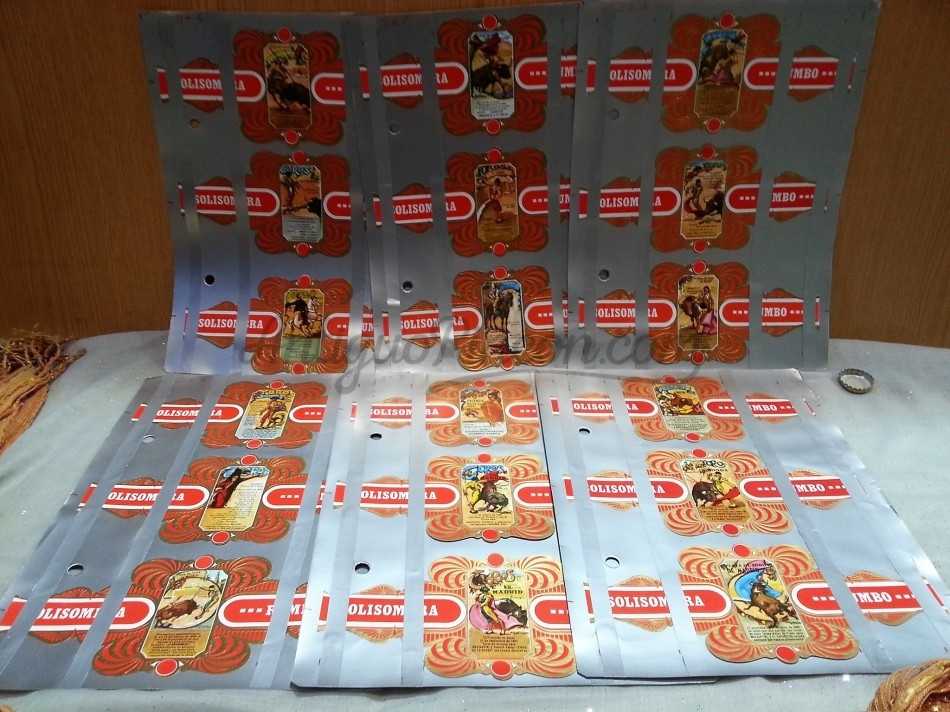 Vitolas. Vieja colección con 18 unidades diferentes. Vitolas. Vieja colección con 18 unidades diferentes.
