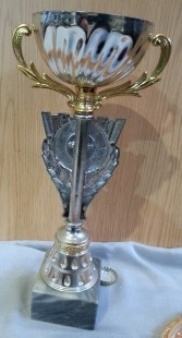 Trofeo deportivo. Tenis. Trofeo vintage.