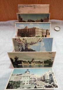 Postales viejas de los años 70. 10 postales de Madrid. Tecnicolor.