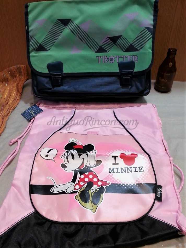 Mochilas de colegio. Años 90. Dos unidades