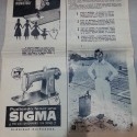 Publicidad maquina SIGMA. Años 70