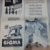 Publicidad maquina SIGMA. Años 70