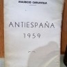 Libro Anti España 1959 de Mauricio Carlavilla. Alo 1959